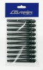 Hair-Clips Combi, ca. 9.5 cm, schwarz - 10er Karte