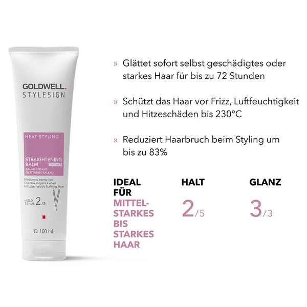 Goldwell Stylesign Heat Styling Glättungs-Balsam 100ml