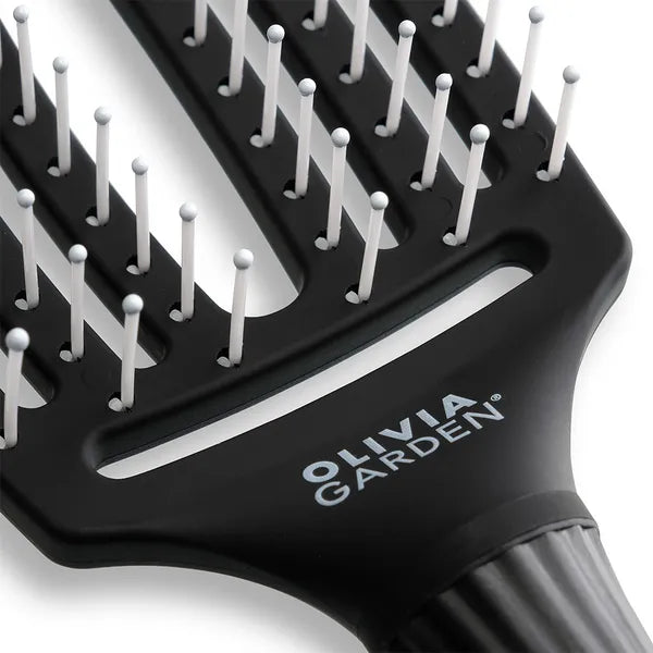 Olivia Garden Fingerbrush M,  Entwirrungsbürste mit Nylonborsten