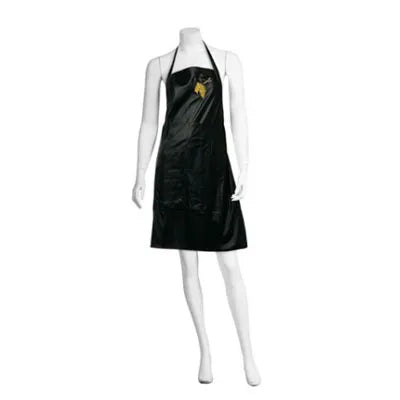 Comair Färbeschürze Gold Design schwarz
