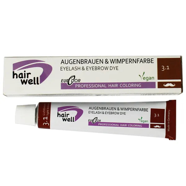 hairwell Augenbrauen & Wimpernfarbe  Nr.3.1  lichtbraun 20ml