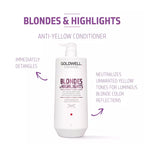Goldwell Dualsenses Blondes & Highlights Anti-Yellow Conditioner 1000ml