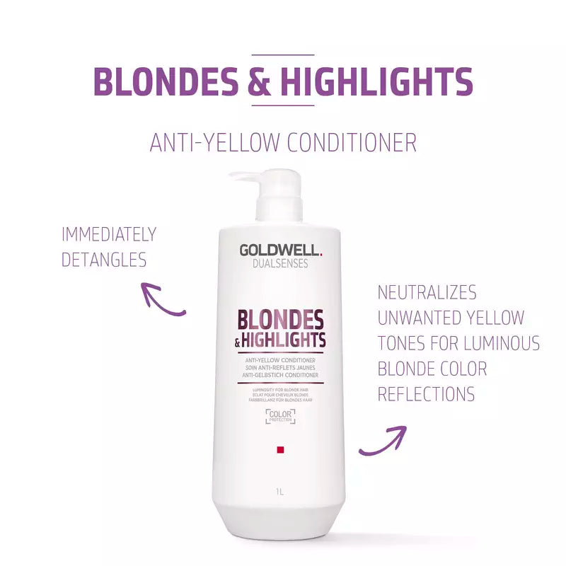 Goldwell Dualsenses Blondes & Highlights Anti-Yellow Conditioner 1000ml
