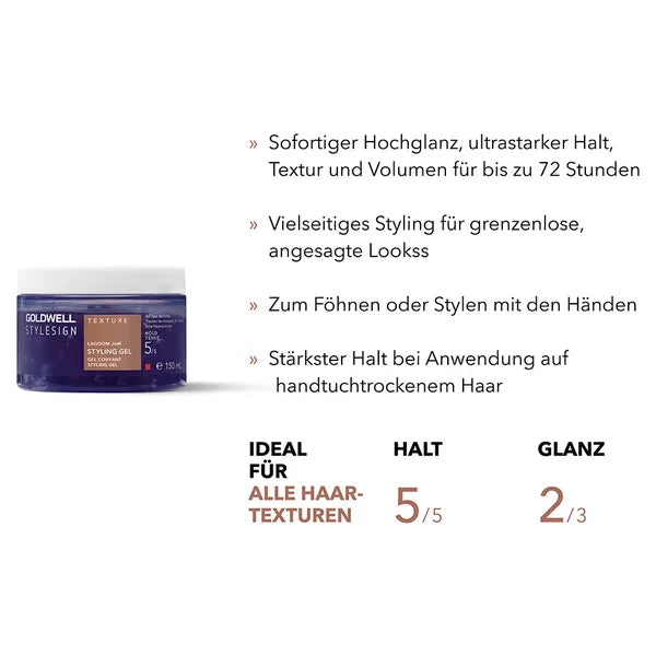 Goldwell Stylesign Texture Lagoom Jam Styling Gel 150ml