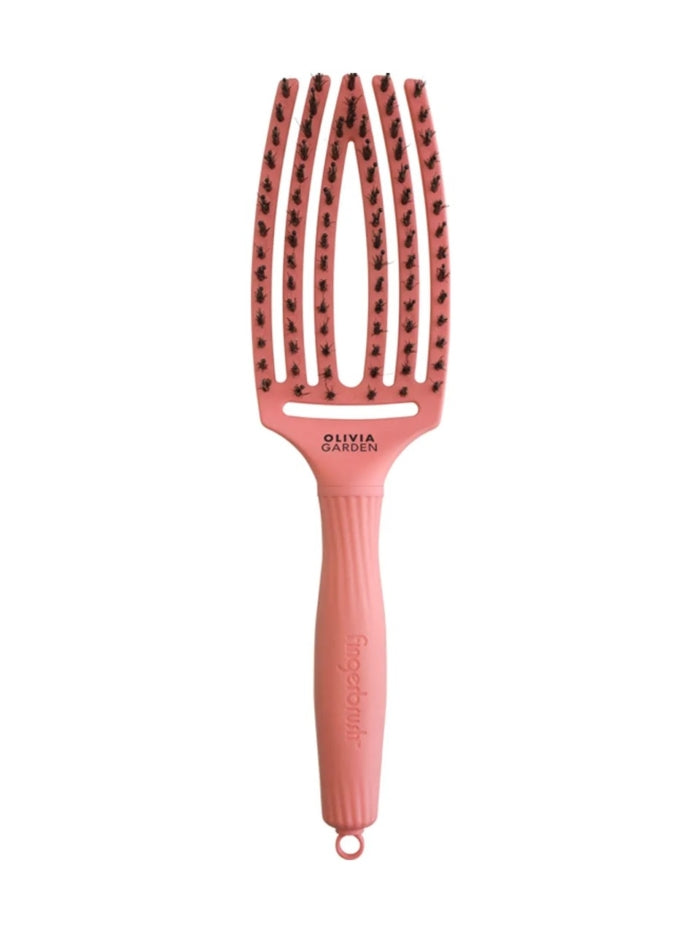 Olivia Garden Fingerbrush Combo Medium Radiant Peach