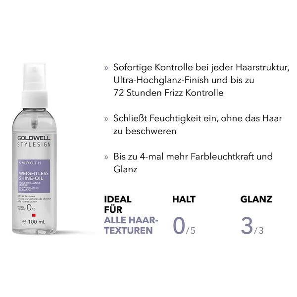 Goldwell Stylesign Weightless Shine Oil 100ml