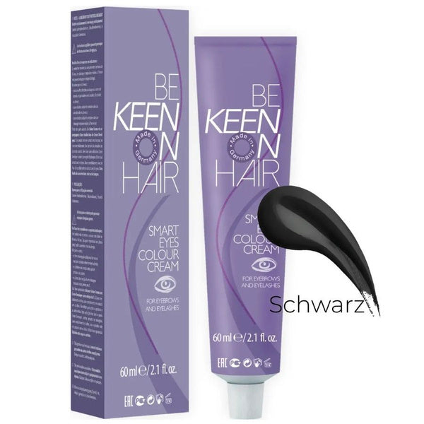 KEEN Augenbrauen- & Wimpernfarbe schwarz 60ml
