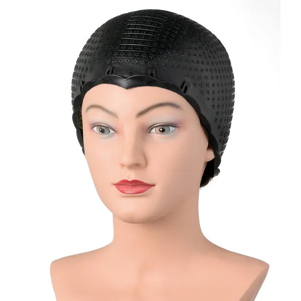 Comair Latex Strähnenhaube schwarz