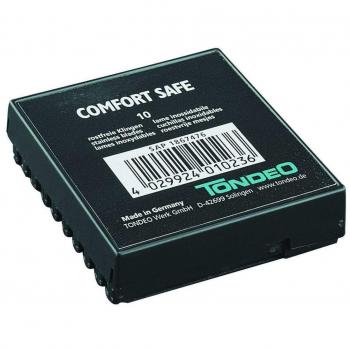 Tondeo Comfort Safe rostfreie Klingen, 10 Stück