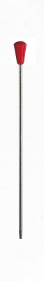 Metallstecker mit Plastickkopf rot  85 mm